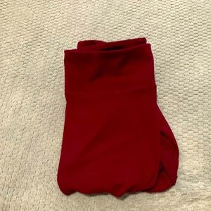 Old Navy Red Mesh Leggings